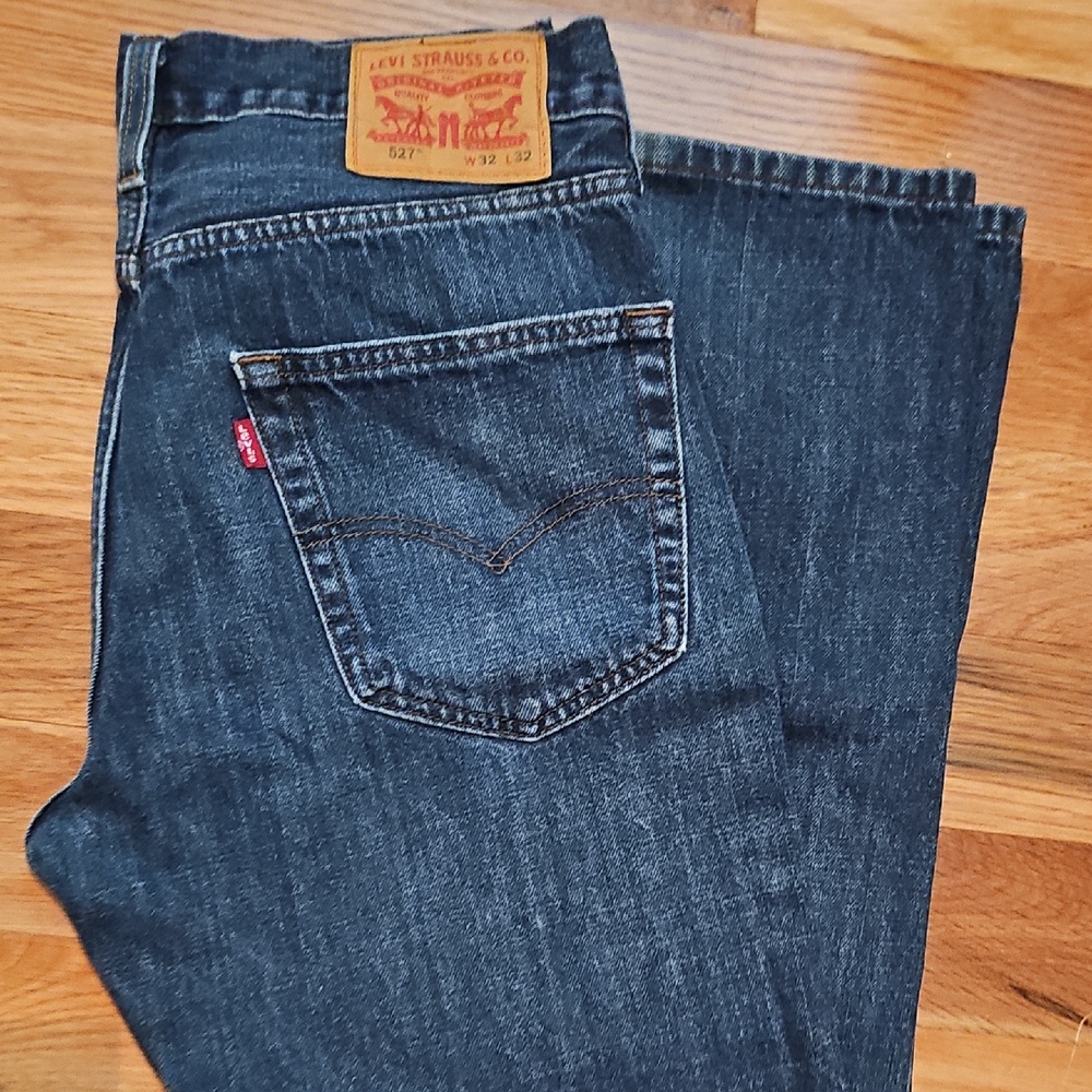 Levi's Men's Dark Blue Slim Straight Jeans